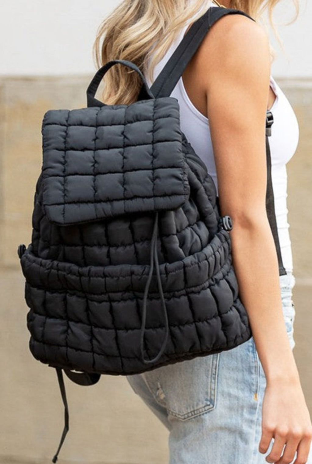 Quilted Backpack