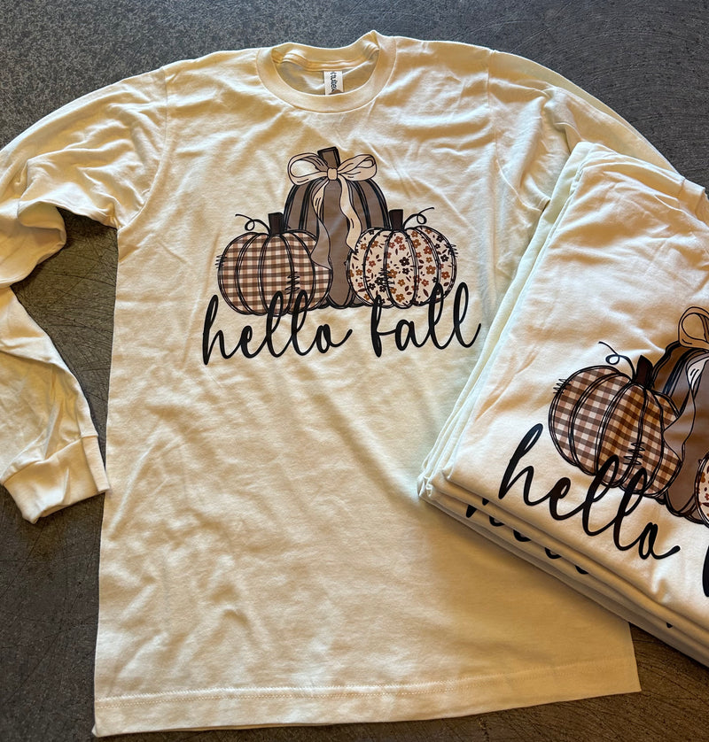 Hello Fall LS Shirt