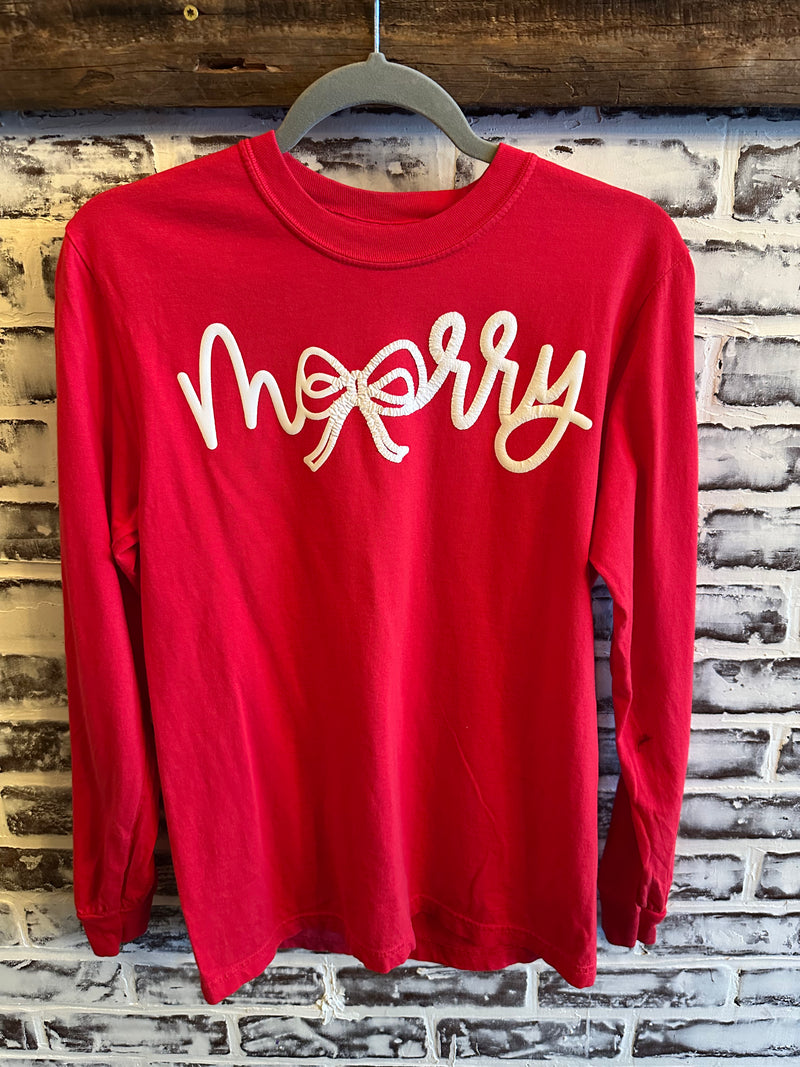 Merry Bow LS Shirt