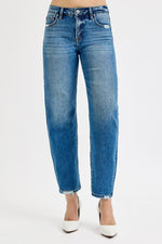 RISEN BRAND Slim Barrel Jeans