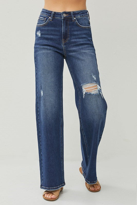 Risen Brand Wide Leg Jeans