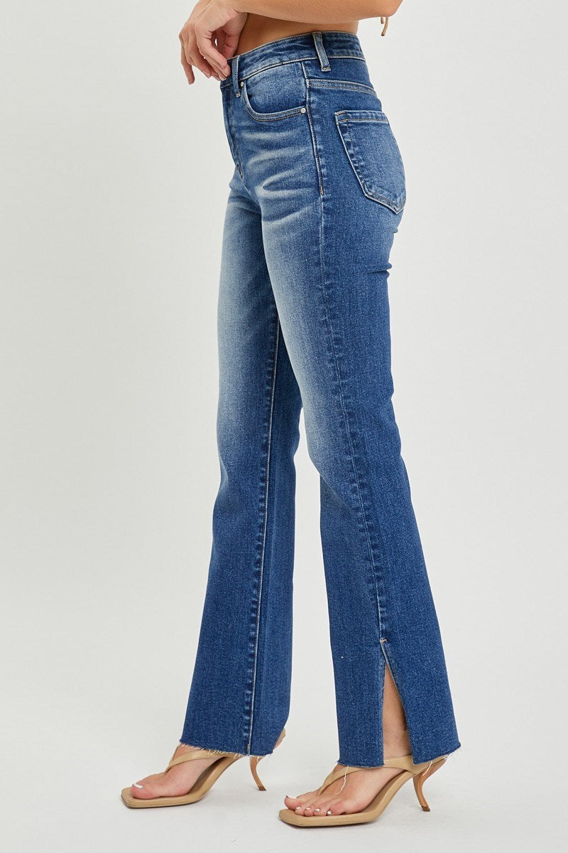 High Rise Straight Leg Jeans