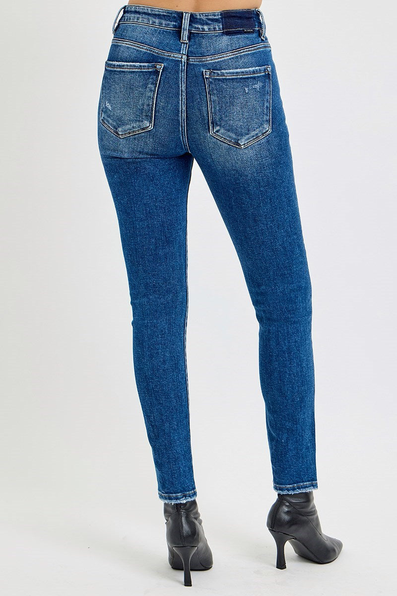 Tummy Control High Rise Skinny Ankle Jeans