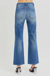 Risen Brand Ankle Straight Jeans