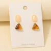 Abstract Acrylic Shapes Stud Earrings Set