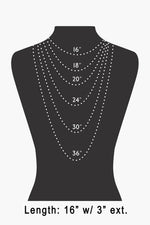 Long Oval Chain Link Necklace