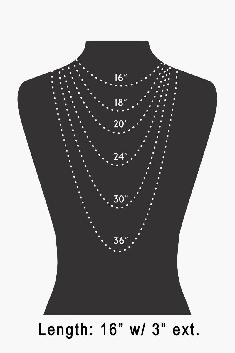 Long Oval Chain Link Necklace