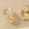 Pearl Row Hoops