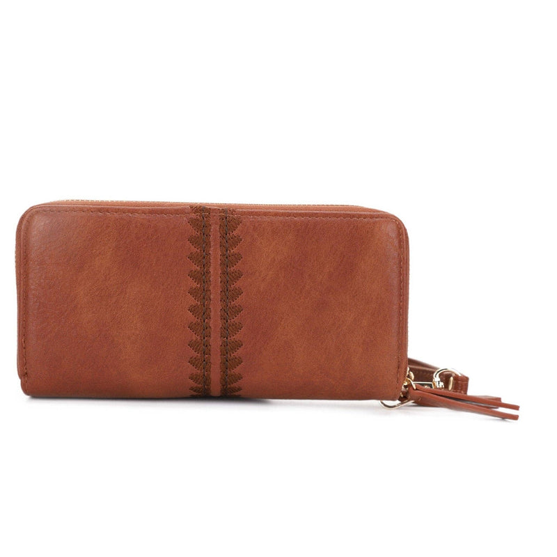 Sherrie Double Zipper Wallet