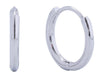 Thin Huggie Hoop Earrings