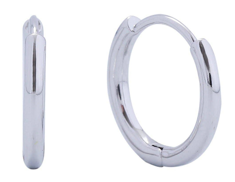 Thin Huggie Hoop Earrings