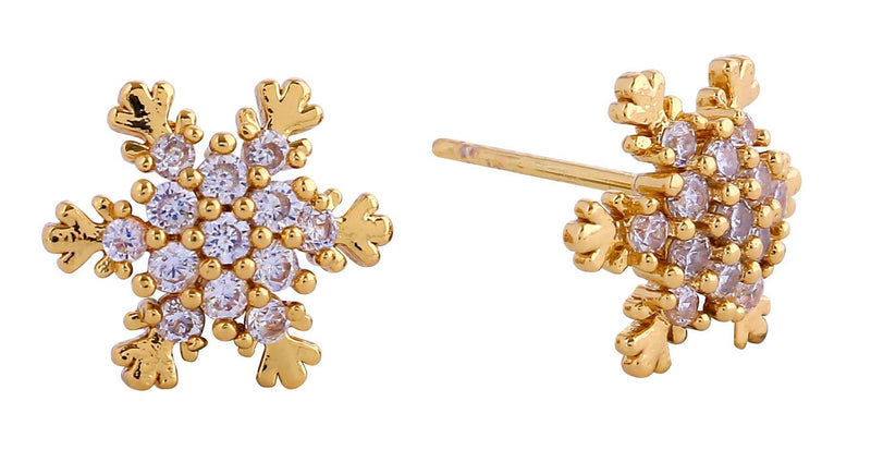 Snowflake Post Earrings