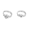 Knot Huggie Hoops