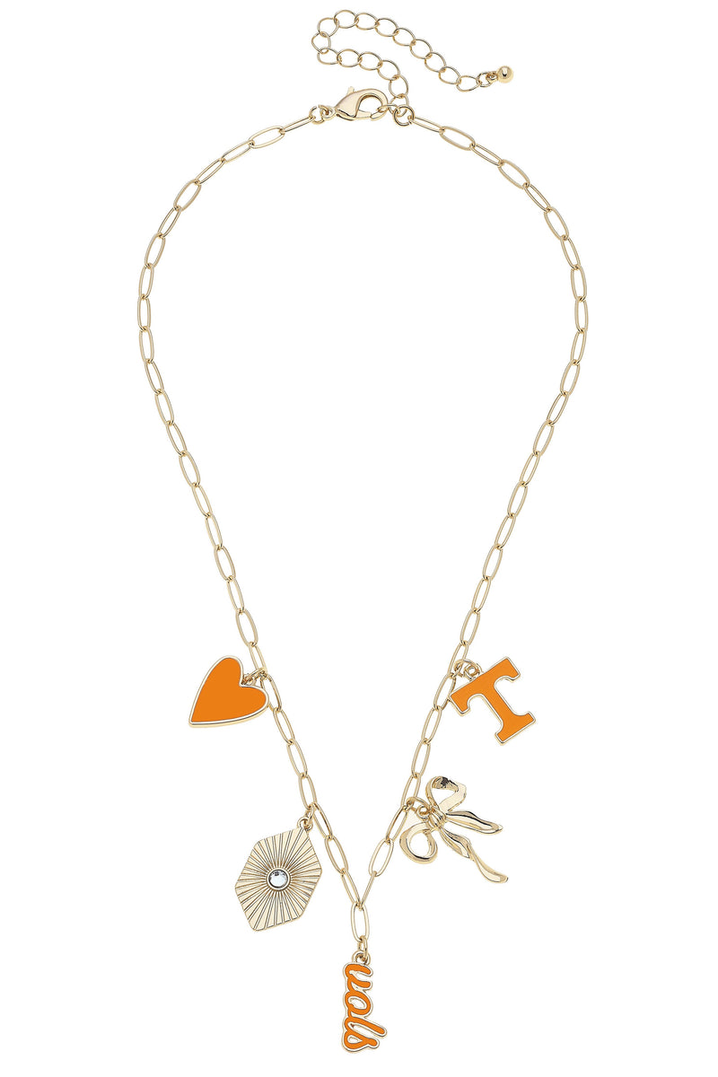 Tennessee Vols Paper Clip Charm Collector Necklace