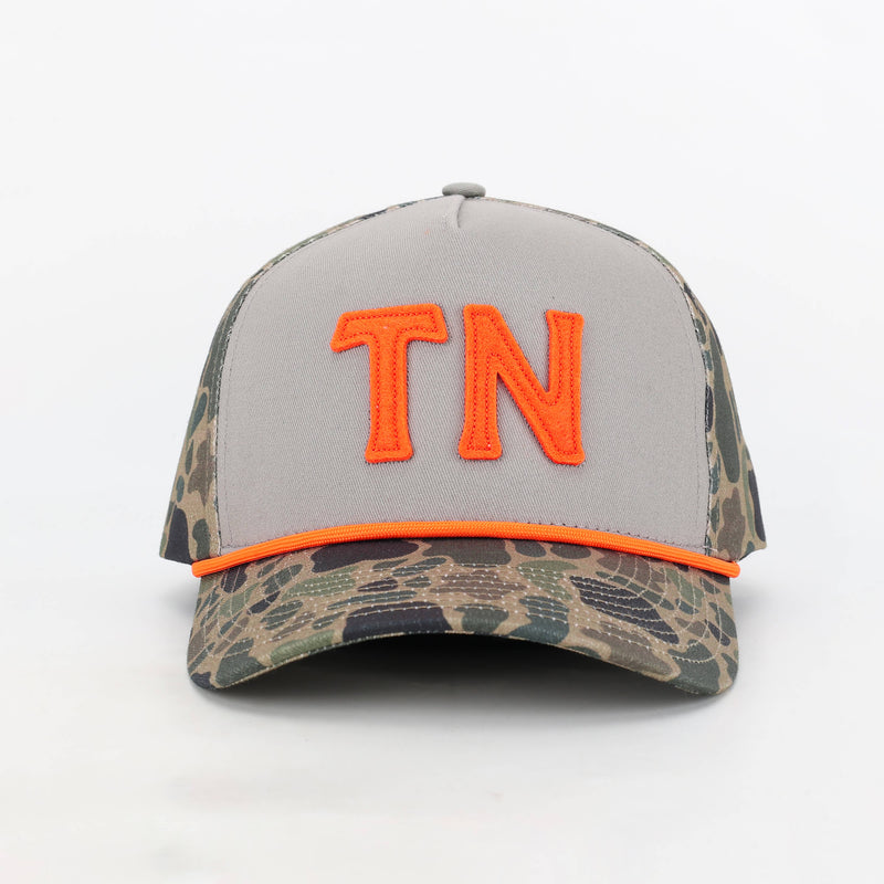 Tennessee "TN Hat" Camo & Smokey Gray