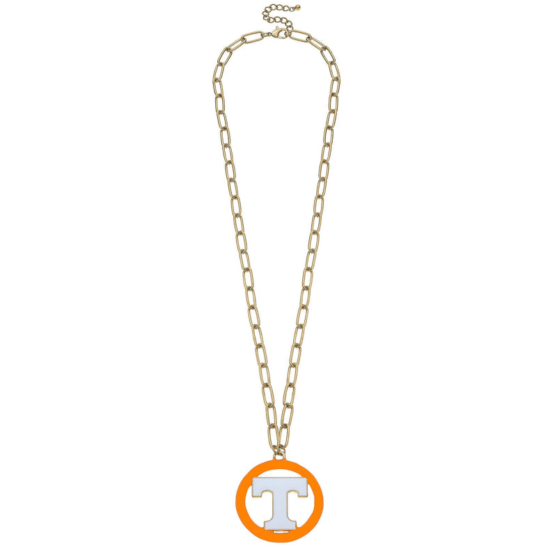 Tennessee Volunteers Logo Enamel Medallion Necklace