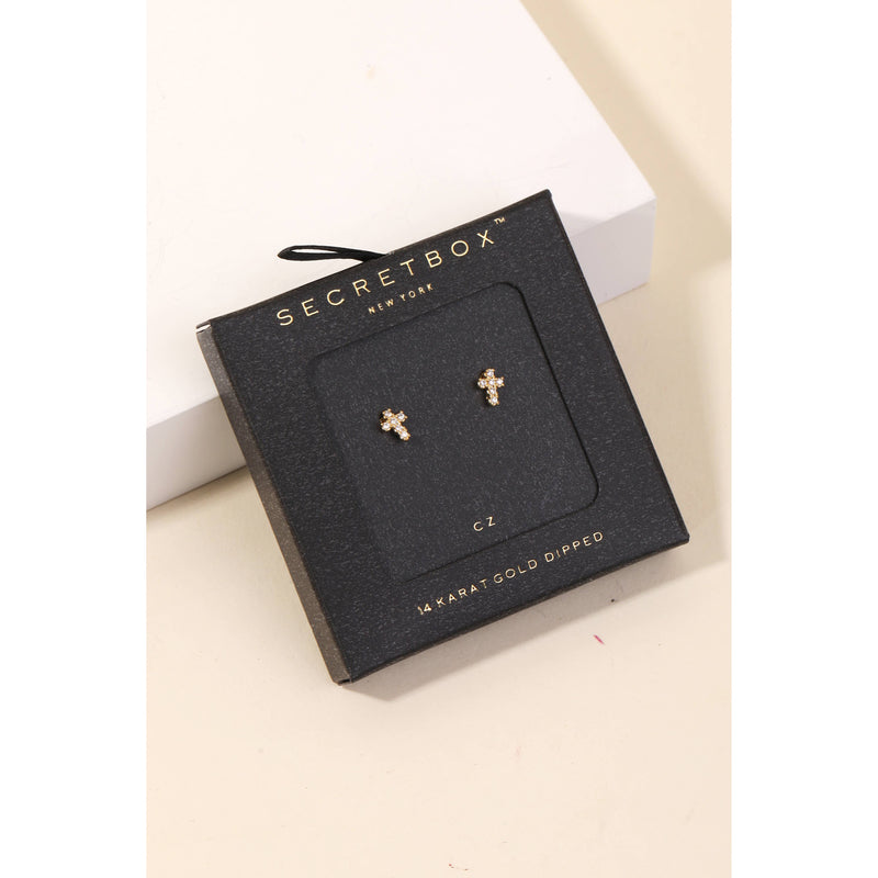 Mini Cross Studs