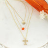 Tennessee Matte Gold Logo Trio Necklace Set