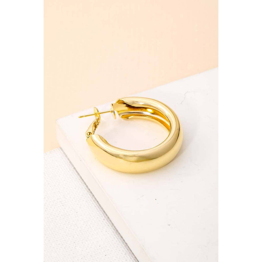 Hoop Latch Earrings
