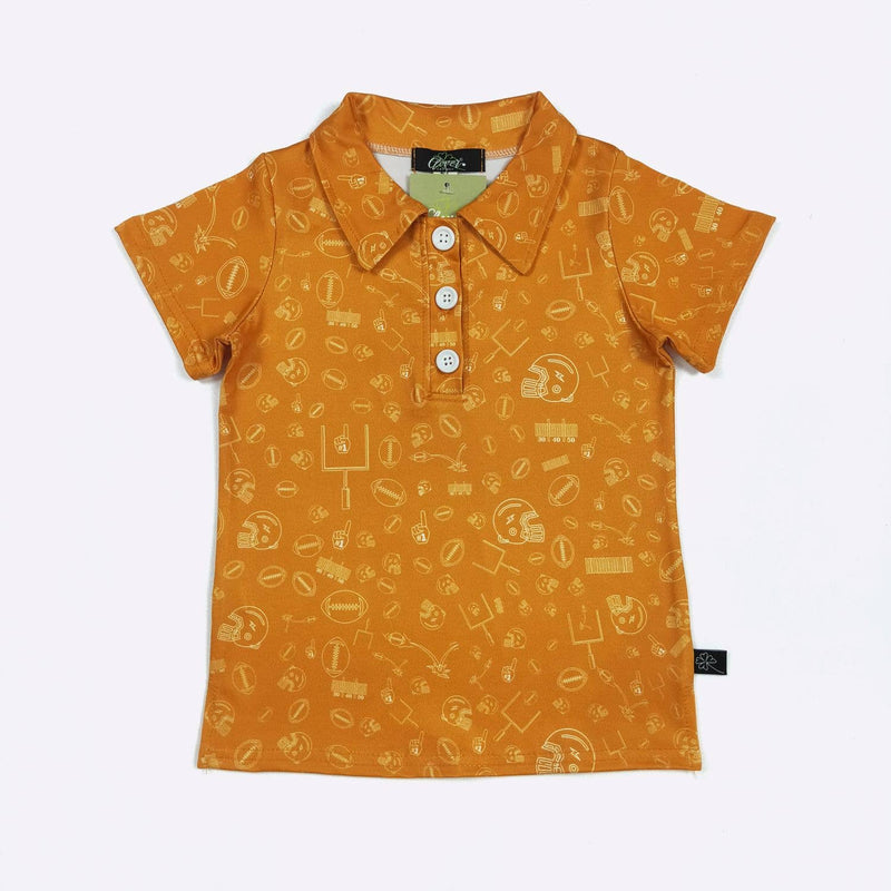 Football Field Goal Collar Shirt